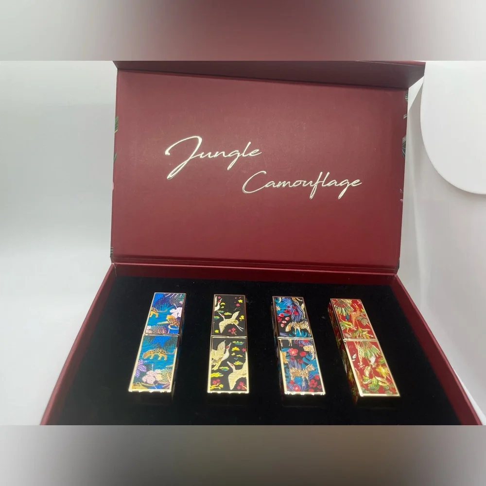MISKOS Matte Moisturizer Jungle Lipstick~4PCS CIBBCCI Silky LongLasting Waterprf